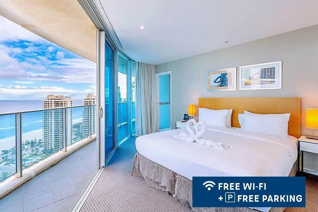 Hilton- Luxury Sky Ocean Lv27 Free Parking Wifi Apartment Gold Coast Australia