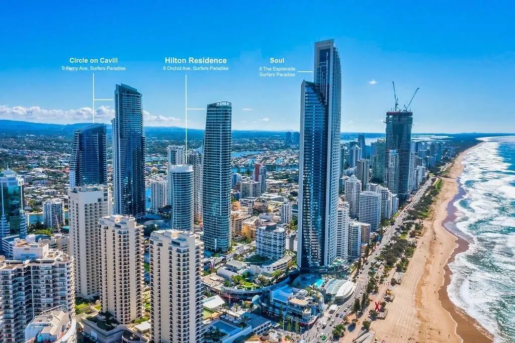 Hilton- Luxury Sky Ocean Lv27 Free Parking Wifi Apartment Gold Coast